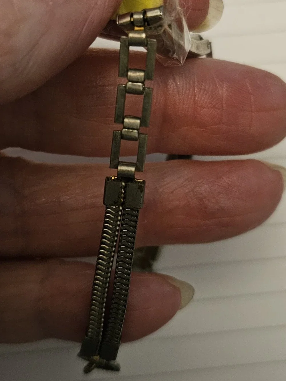 Bulova Gold-Tone Women's Bracelet Watch with Silver Chain